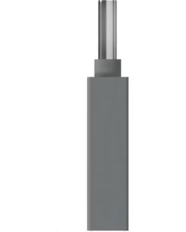 AISENS Mini Adaptador USB 3 2 Gen1 3A CM-AH Gris