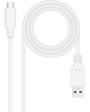 NANO CABLE Nanocable Cable USB 3 1 Gen2 USB-C-A 1 M Blanco