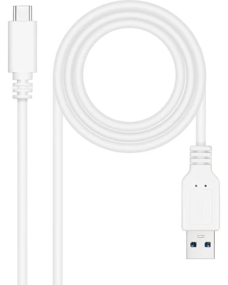 NANO CABLE Nanocable Cable USB 3 1 Gen2 USB-C-A 2 M Blanco