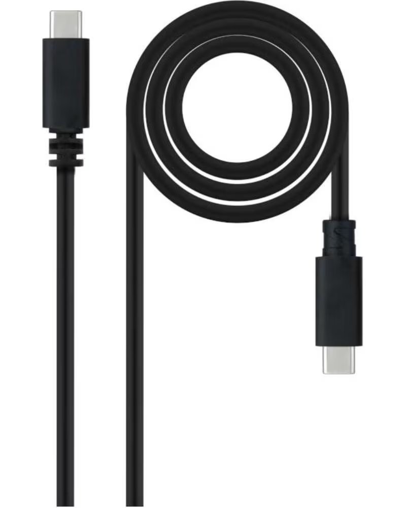 NANOCABLE USB 20 3A USB-C AUF STECKER KABEL 15M SCHWARZ