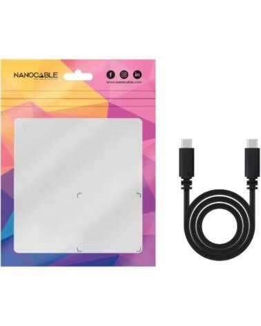 NANOCABLE USB 20 3A USB-C AUF STECKER KABEL 15M SCHWARZ