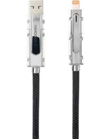 NANO CABLE Nanocable Cable USB-CUSB-A-M LIGHTNINGUSB-C-M 2M