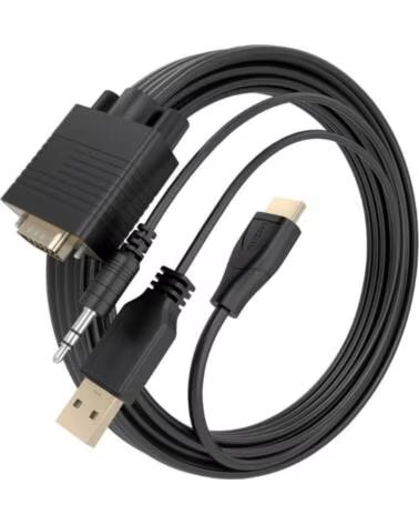 AISENS Cable Conversor SVGA y Audio a HDMI 2m