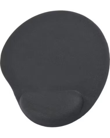 GEMBIRD Alfombrilla de gel con reposamunecas Negra