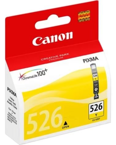 CANON Cartucho tinta cli 526 amarillo 9ml ip 4850 - mg 5150 - 5250 - 6150 - 8150