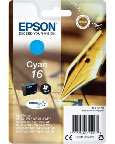 EPSON CARTOUCHE T1622 CYAN