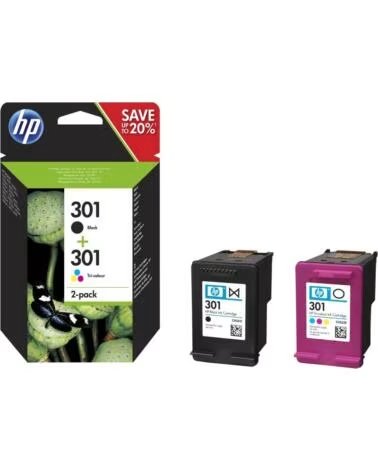 HP Cartucho Multipack 301 NegroColor