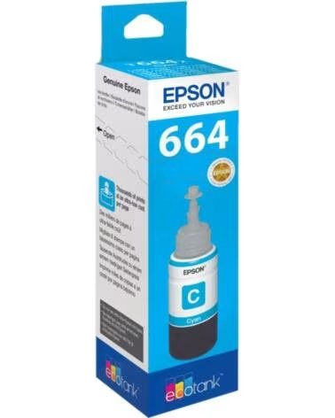 EPSON Cartucho ecotank 664 t664240 70ml l355 - l555 cyan