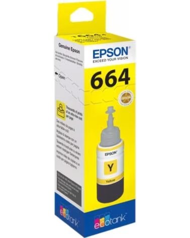 EPSON Cartucho ecotank 664 t664440 amarillo 70ml l355 - l555