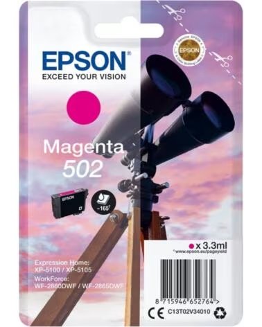 EPSON Cartucho tinta t02v340 502 magenta ink