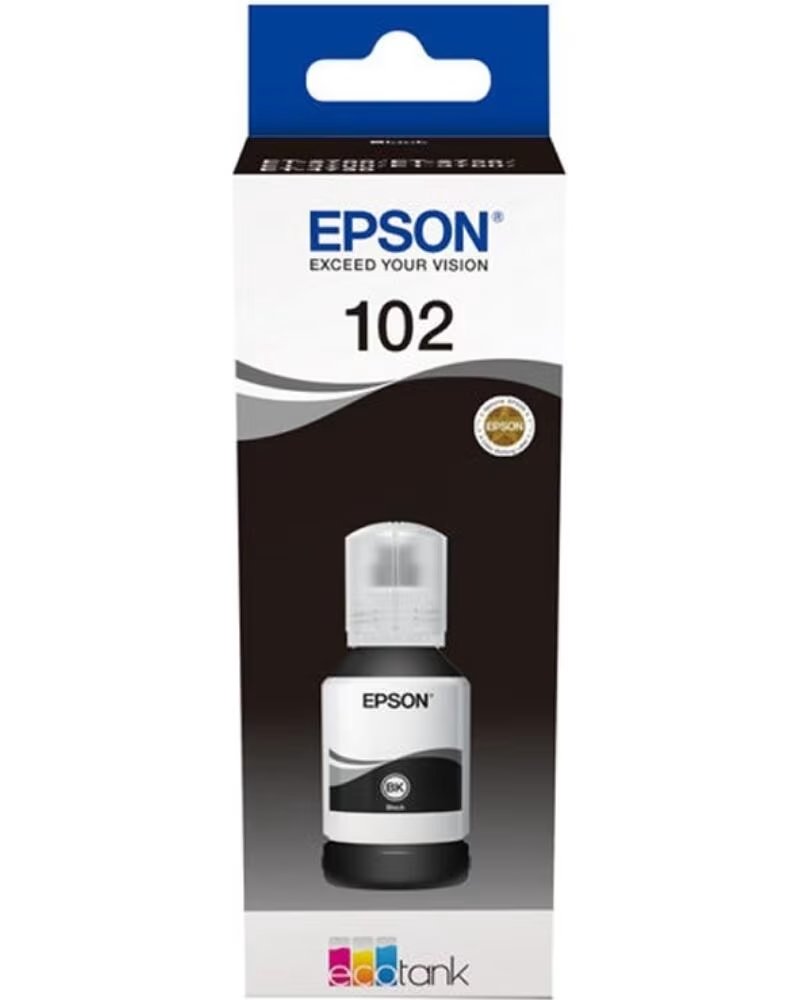 EPSON Cartucho tinta 102 c13t03r140 ecotank negro ink et - 2700 - et - 2750 - et - 3700 - et - 3750 - et4750
