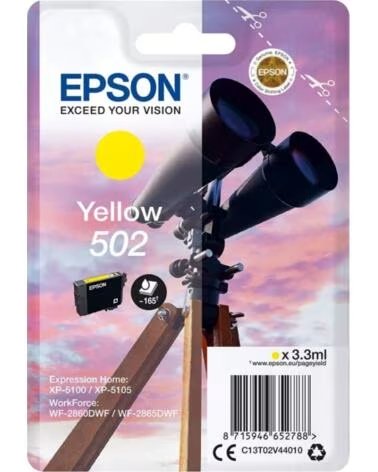 EPSON Cartucho 502 Amarillo