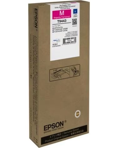 EPSON Cartucho tinta t9443 magenta - 3000 paginas - wf - c5790dwf - wf - c5710dwf - wf - c5290dw - wf - c5210dw