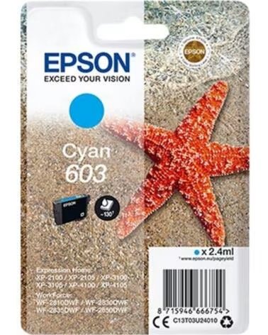 EPSON Cartucho tinta c13t03u24010 singlepack cian 603 estrella de mar