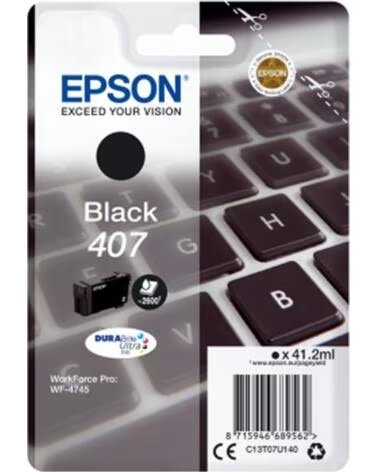 EPSON Cartucho tinta 407 negro