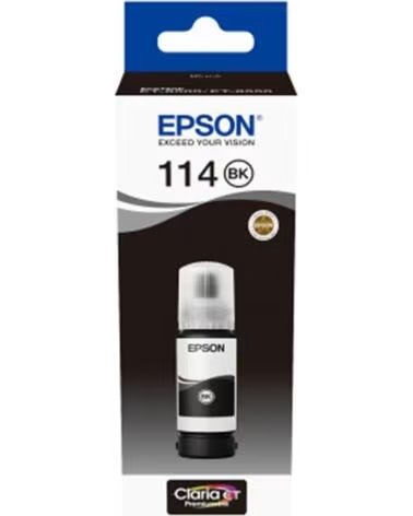 EPSON Botella tinta ecotank 114 negro 70ml