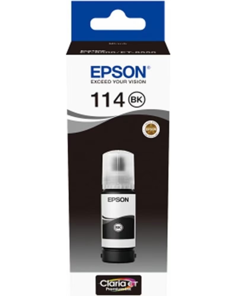 EPSON Botella tinta ecotank 114 negro 70ml