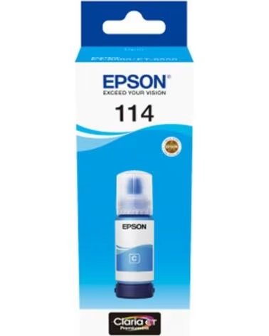 EPSON Botella tinta ecotank 114 cyan 70ml