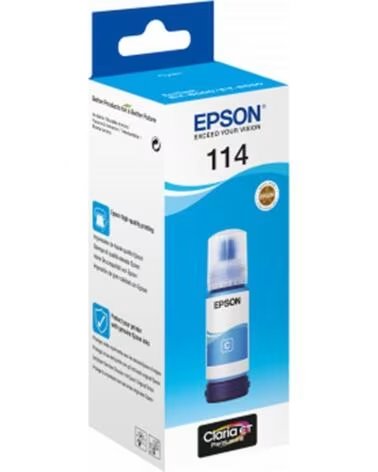 EPSON Botella tinta ecotank 114 cyan 70ml
