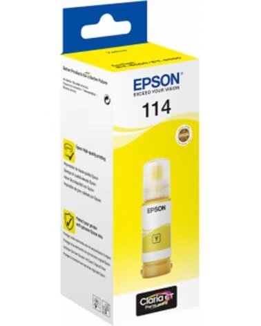 EPSON Botella tinta ecotank 114 amarillo 70ml