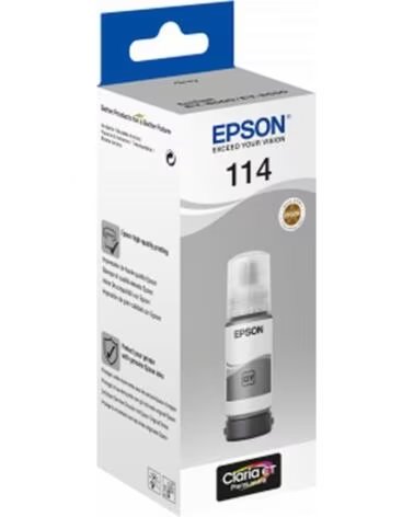 EPSON Botella tinta ecotank 114 gris 70ml