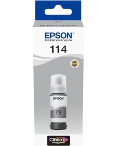 EPSON Botella tinta ecotank 114 gris 70ml