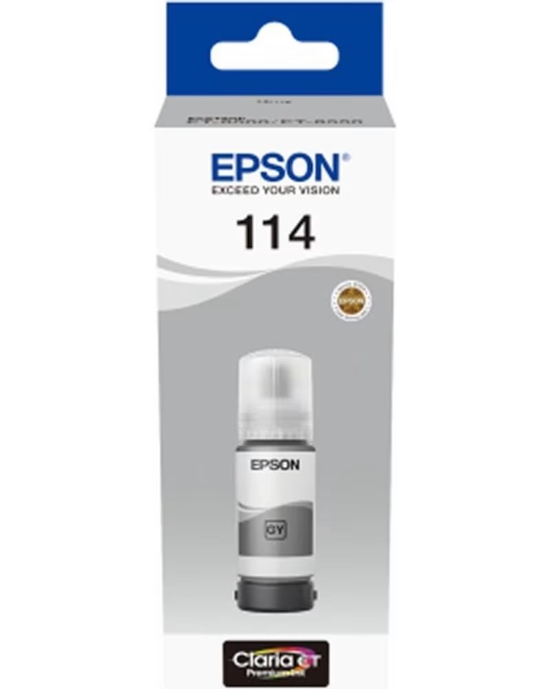 EPSON Botella tinta ecotank 114 gris 70ml