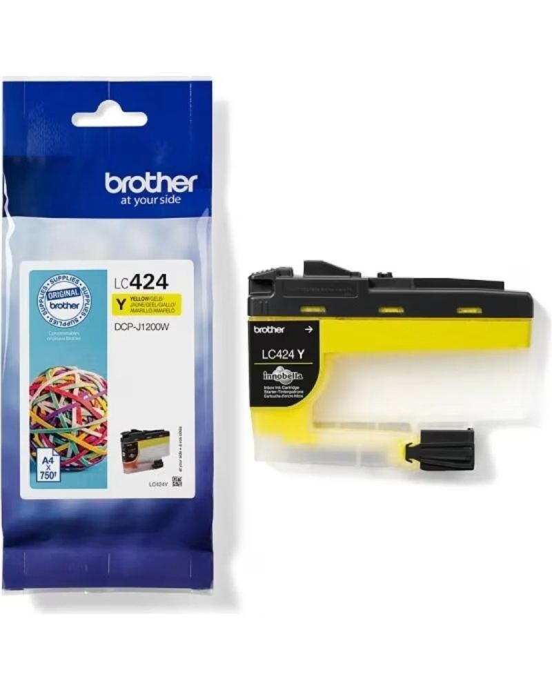 BROTHER Cartucho LC424Y Amarillo