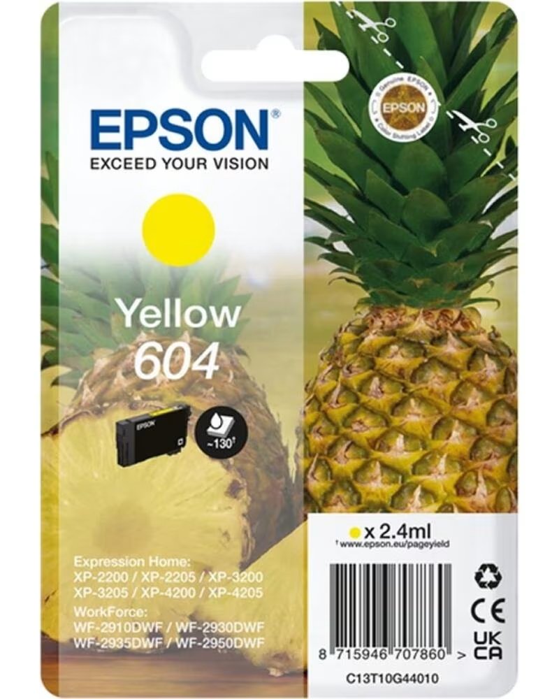 EPSON Cartucho 604 Amarillo