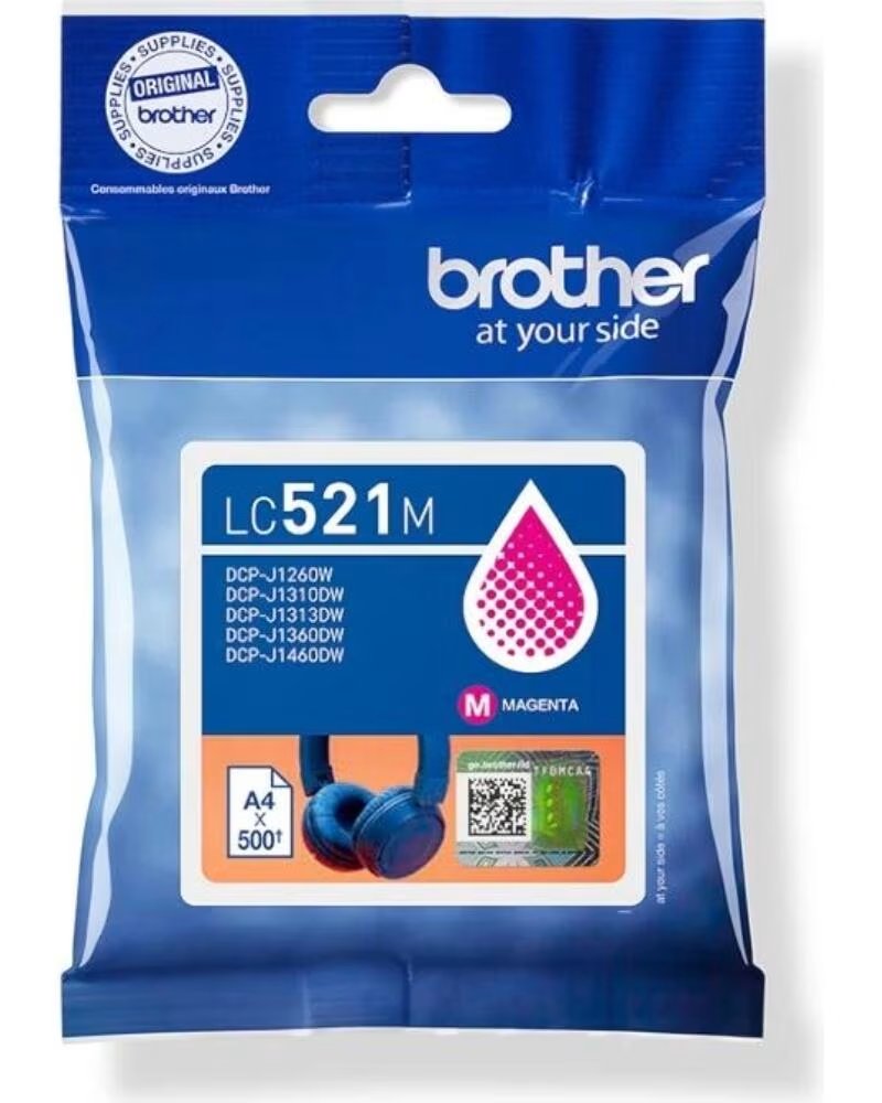 BROTHER Cartucho LC521M Magenta