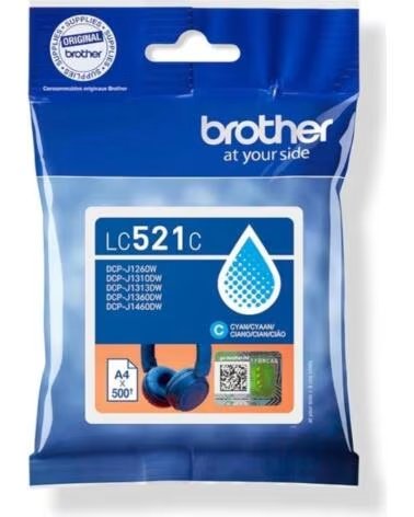 BROTHER Cartucho LC521C Cian