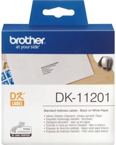 BROTHER Etiquetas DK11201 Direccion 29x90mm 400 ud