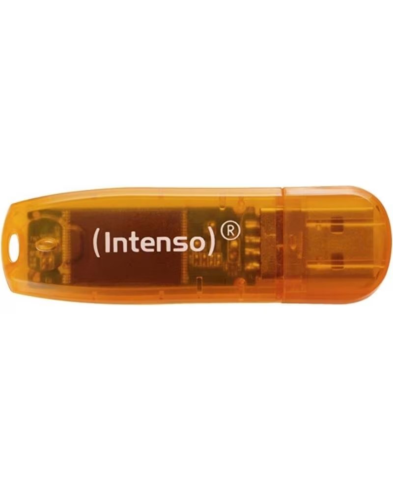 INTENSO Memoria usb 2 0 rainbow 64gb naranja