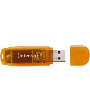 INTENSO Memoria usb 2 0 rainbow 64gb naranja