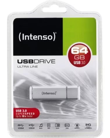 INTENSO Memoria usb 3 2 ultra 64gb aluminio