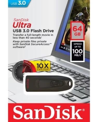 SANDISK SDCZ48-064G-U46 Lapiz USB 3 0 Ultra 64GB