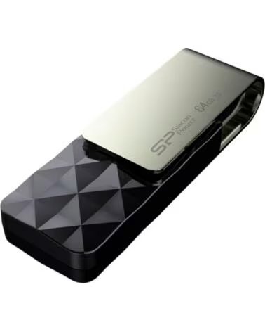 SILICON POWER SP memoria USB Blaze B30 USB 3 1 Gen1 64GB Black