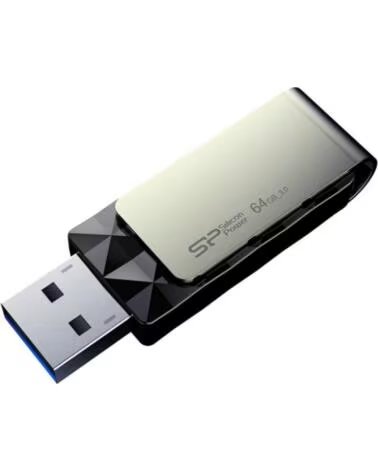 SILICON POWER SP memoria USB Blaze B30 USB 3 1 Gen1 64GB Black