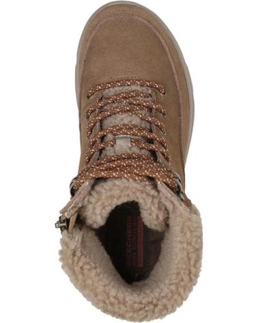 Stivali per Donna SKECHERS GLACIAL ULTRA WOODLANDS MARRóN