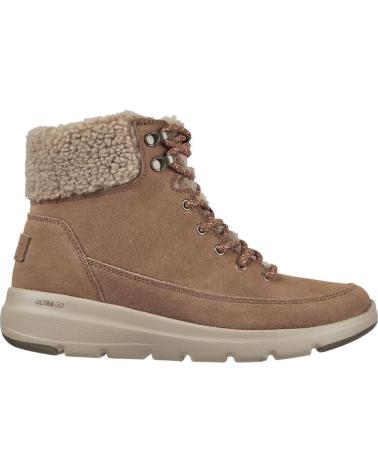 Stivali per Donna SKECHERS GLACIAL ULTRA WOODLANDS MARRóN