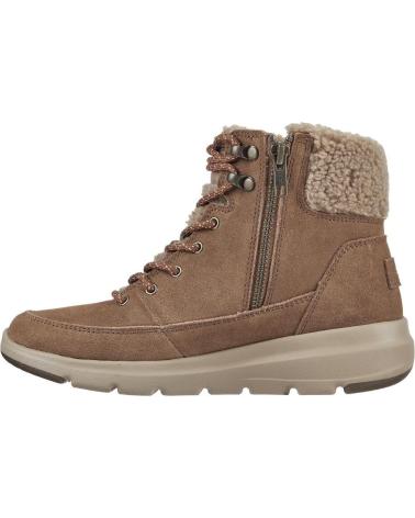Stivali per Donna SKECHERS GLACIAL ULTRA WOODLANDS MARRóN