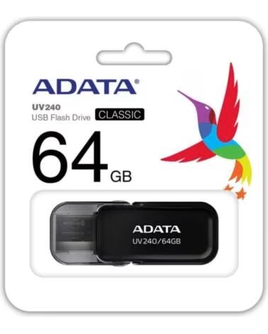 ADATA Lapiz Usb UV240 64GB USB 2 0 Negro