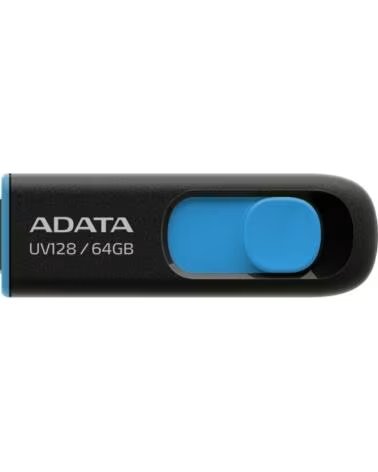 ADATA Memoria usb 3 2 uv128 64gb negro - azul