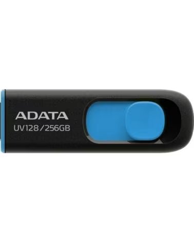 ADATA Uv128 unidad flash usb 256 gb usb tipo a 3 2 gen 1 3 1 gen 1 negro - azul