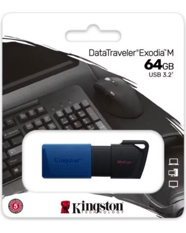 KINGSTON DataTraveler DTXM 64GB USB 3 2 Gen1 Azul