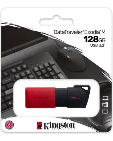KINGSTON DataTraveler DTXM 128GB USB 3 2 Gen1 Rojo