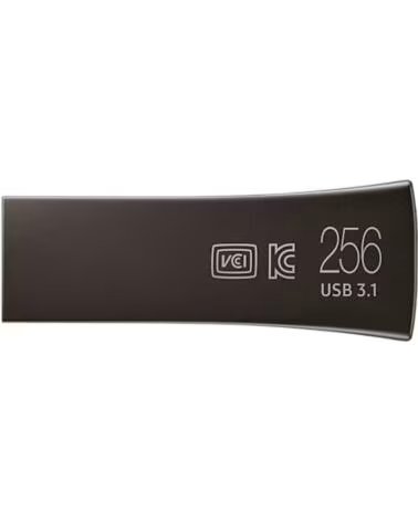 SAMSUNG Bar Plus 256GB USB 3 1 Titan Gray