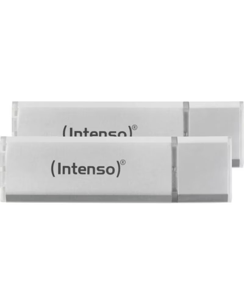 INTENSO Memoria usb 3 2 ultra 64gb pack 2 unidades aluminio