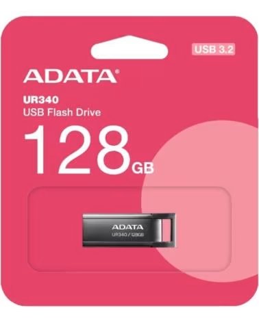 ADATA Lapiz USB UR340 128GB USB 3 2 Metal Black