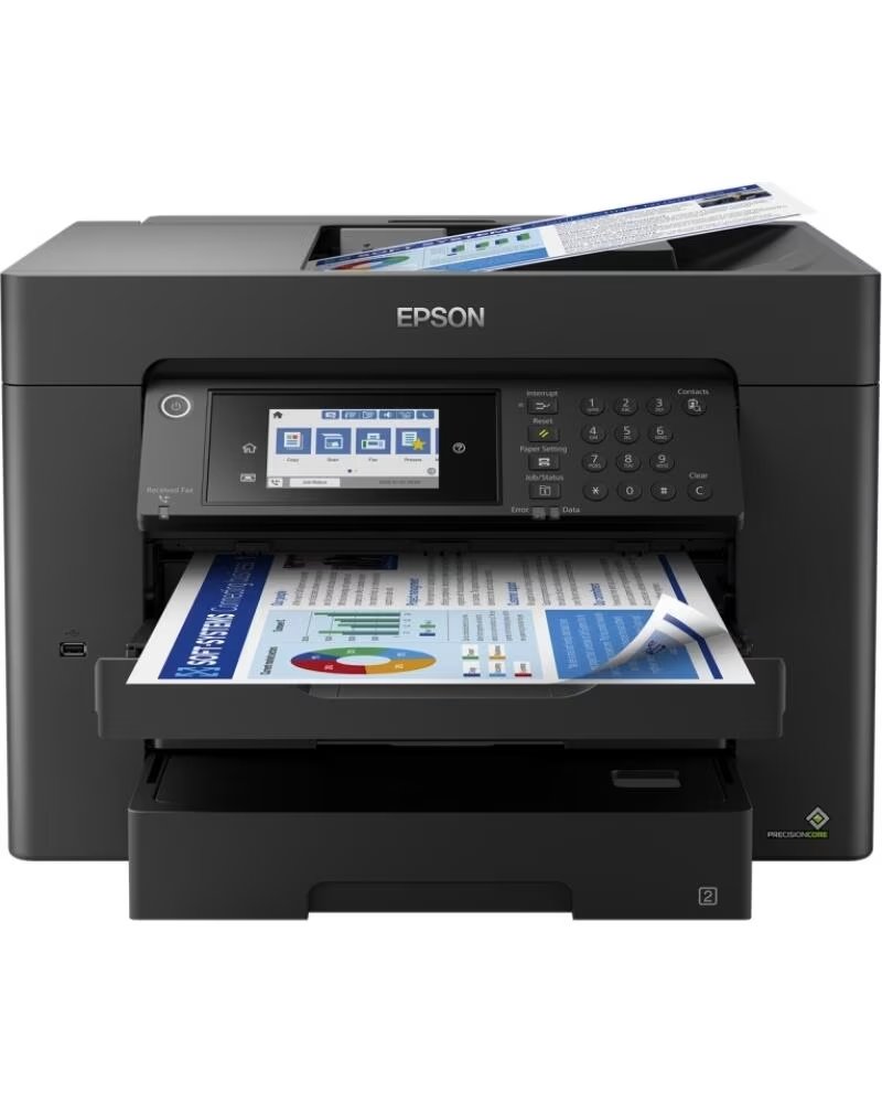 EPSON Multifuncion inyeccion wf - 7840dtwf color wifi duplex a3 fax